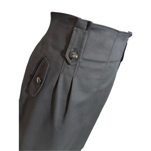 NWT Ann Taylor Stretch high waisted black pencil skirt - 4 - Picture 2 of 7